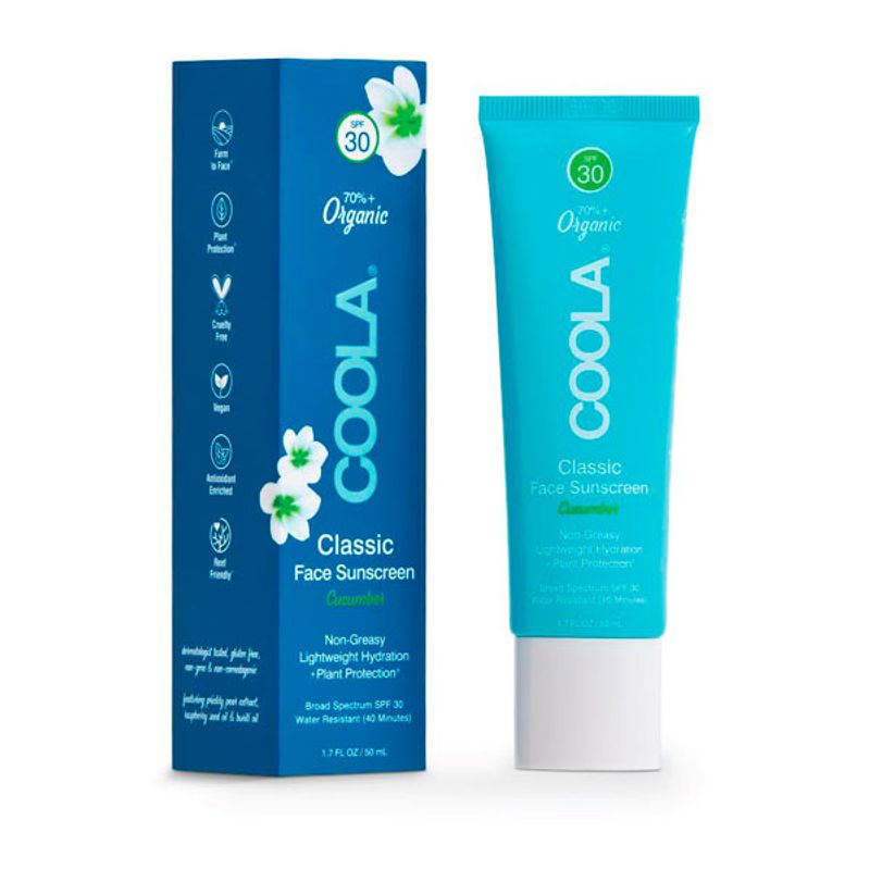 Classic Face Organic Sunscreen Lotion SPF 30 - Cucumber