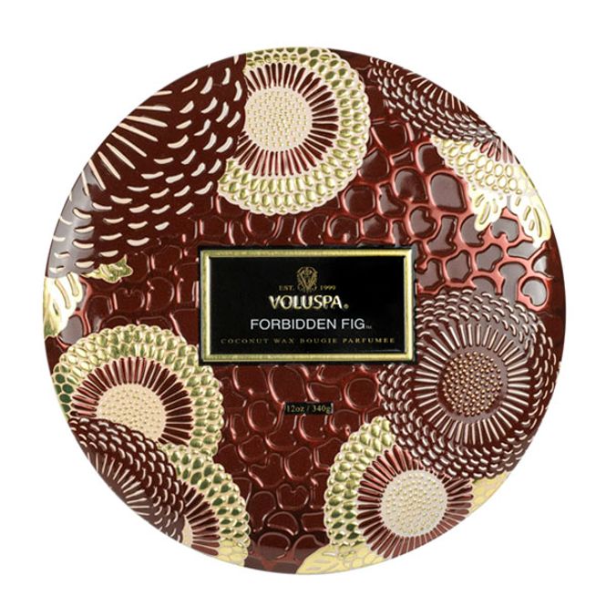 Hovedbilde FORBIDDEN FIG 3 WICK TIN CANDLE