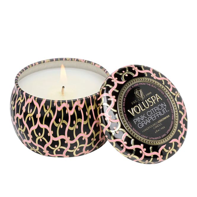 Hovedbilde PINK CITRON GRAPEFRUIT MINI TIN CANDLE